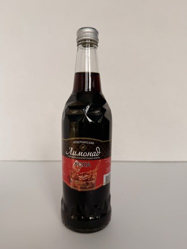 Кола в стеклянной бутылке
